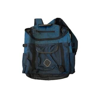 Eastsport Blue Black Toploader Backpack